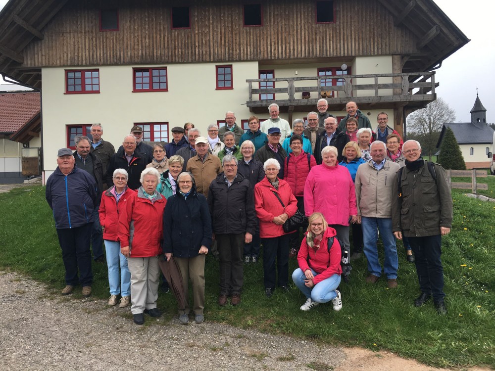 Die Reisegruppe der Landvolkshochschule