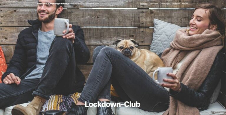Der Lockdown-Club lädt ein, Freude durch Kontakt zu verschenken.