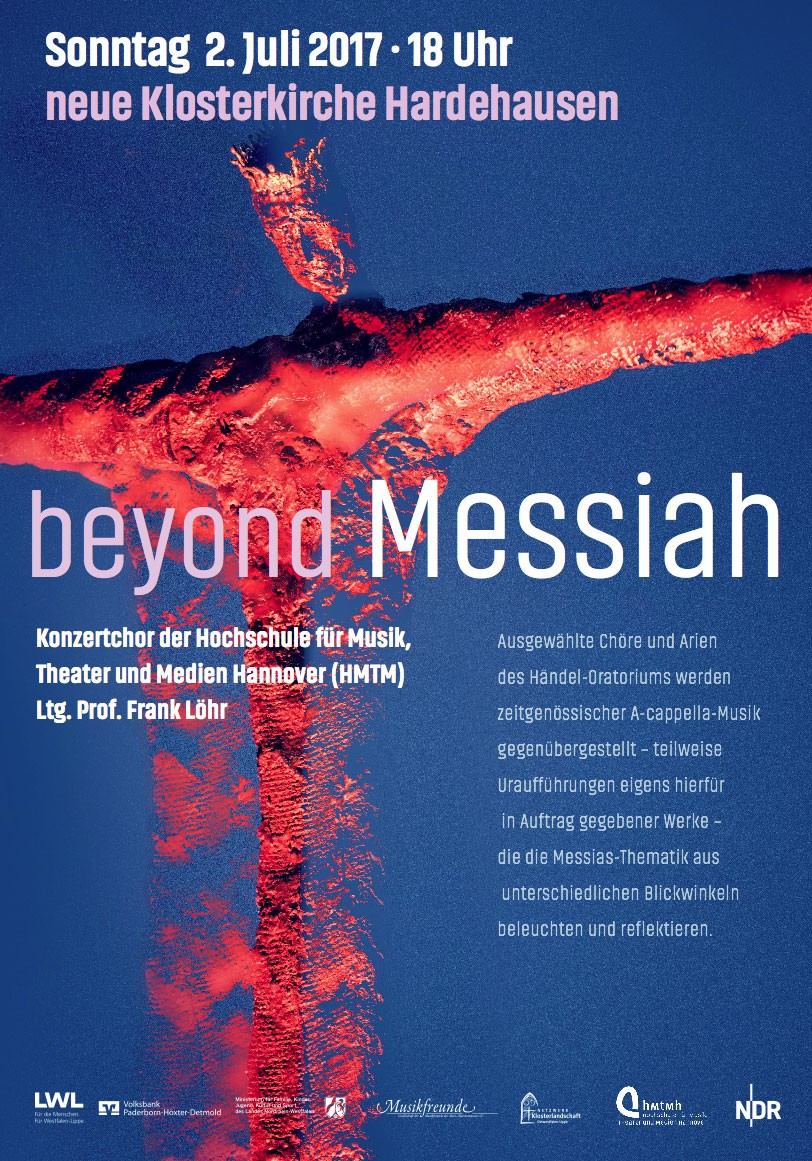 Plakat des "beyond Messiah" Konzertes