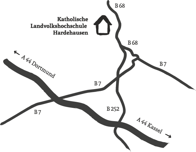 Anfahrt Hardehausen